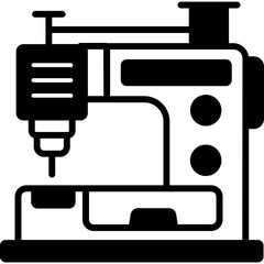 Electric machine Vector Icon

