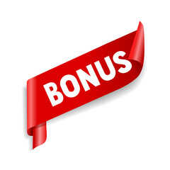 Bonus banner vector. Special offer discount. Web element design.