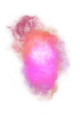 Abstract Brush Gradient Nebula Cloud Galaxy Corner Frame Border PNG