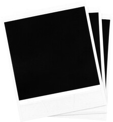 Three Blank Polaroid Frames - Isolated