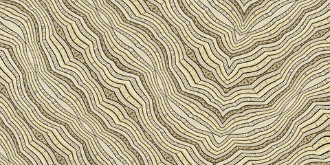 Obraz premium African wood texture, ethnic design of a veined wood, seamless and textured pattern, illustration