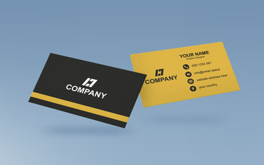 Professional luxury unique business card, Minimalist business card, Outstanding business card, Amazing and creative business card, Vector file & template 
