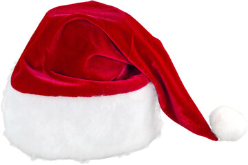 Red Santa Hat isolated on white background
