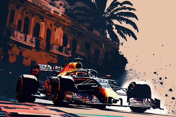 Monaco's Monte Carlo. 26 29 May 2022. Championship of Formula 1. Monaco Grand Prix.  1, NDL, Oracle, and Max VERSTAPPEN Red Bull Racing Honda RB18. Generative AI