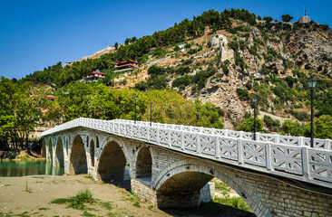 Fototapeta na wymiar Townscape of Berat, Albania