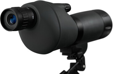 Black Astronomy Telescope - Isolated