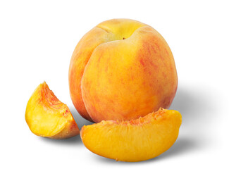 Peach with Cut