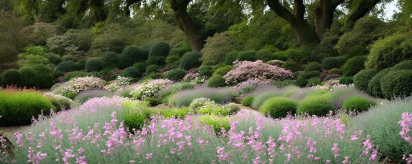 lavender field in region