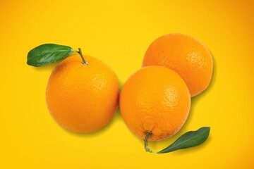Fresh ripe juicy Orange fruit