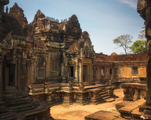 Naklejka premium One of the many temples in Angkor