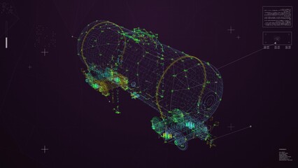 Railway Transport Tank UI. Monitoring and Detection