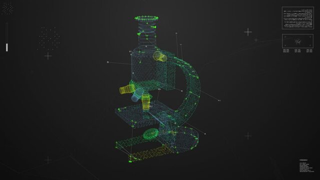Digital Microscopy Display: Wireframe Visualization