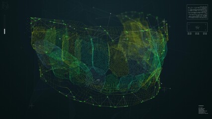 Digital Jaw Display. Advanced Dental Visualization