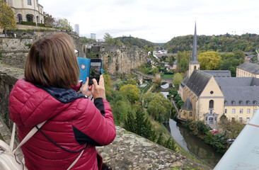 Am Panoramaweg in Luxemburg (Stadt)