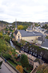 Fototapeta na wymiar Johanneskirche in Luxemburg