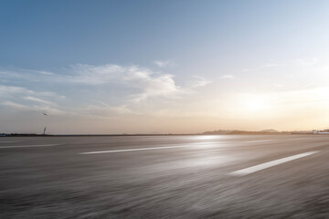 Fototapeta premium Outdoor road traffic and sky background