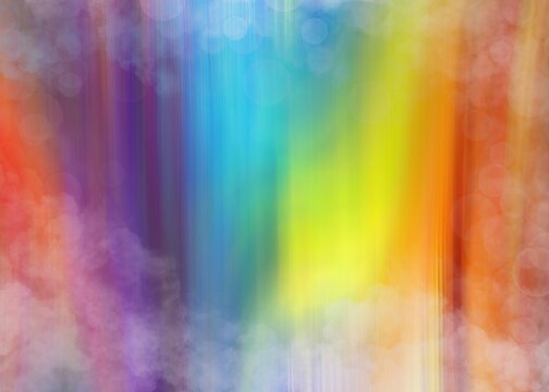 Rainbow abstract colorful background. Motion blurred wallpaper.