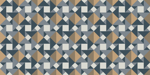 Abstract geometry modern seamless triangle pattern