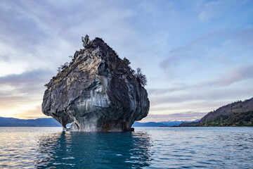 Kayak tour around the famous marble caves Catedral de Marmol, Capilla de Marmol and the tunnel of...
