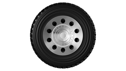 Obraz premium 3D render of the wheel. digital render of wheels