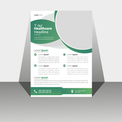 Corporate business flyer template design set with blue, orange, red and yellow color. marketing, business proposal, promotion, advertise, publication, A4 flyer template, modern template, modern Flyer