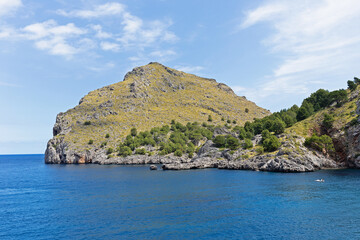 Seascape. North coast of the island of Mallorca,