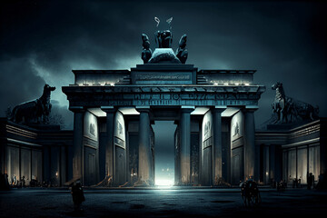 Obraz premium Futuristisches Tor