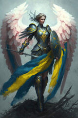 Ukraine Warrior Victory Angel