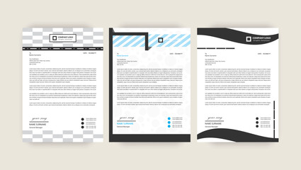 business letterhead design template,