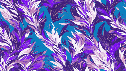 seamless pattern, abstract floral background. created using generative ai technology