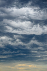 Obraz premium Dark clouds in the sky