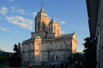 Dealu Monastery in the city of Targoviste in Romania, a beautiful place to spend time and for quiet.