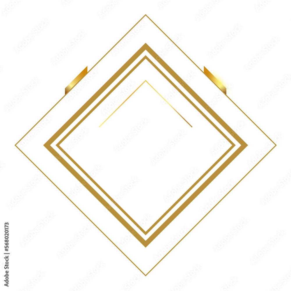 Poster diagonal luxury frame element
