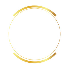 Premium round frame for text