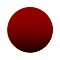 round shape with red gradient color
