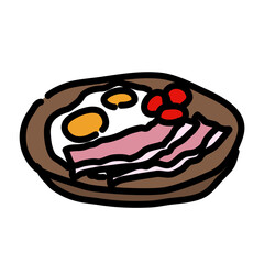 ベーコンエッグ

