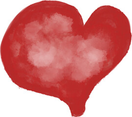 Watercolor heart