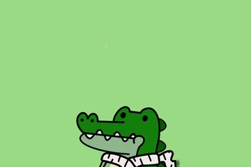 Background cute animal, wallpaper or design cartoon 