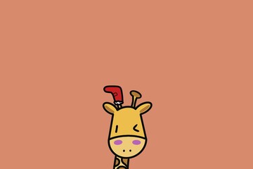 Background cute animal, wallpaper or design cartoon 