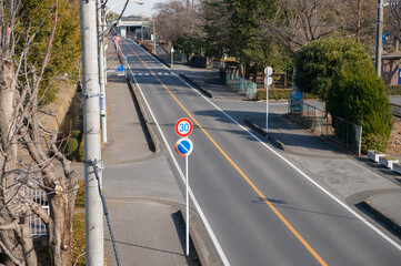 一般道　素材　イメージ