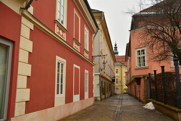 A quiet backstreet in Klagenfurt am Worthersee, Carinthia, Austria
