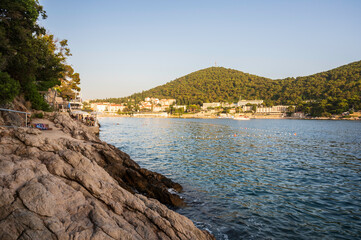 Fototapeta na wymiar View of the bay. Dubrovnik, Croatia