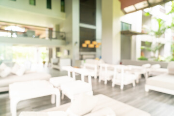 abstract blur hotel lobby for background