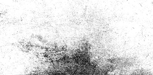 Abstract vector noise. Small particles of debris and dust. Distressed uneven background. Grunge texture overlay with fine grains isolated on white background. Vector illustration. EPS10.