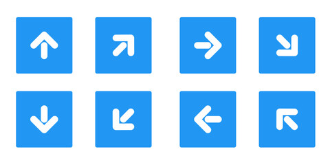 pointer icon set, arrow direction icon set
