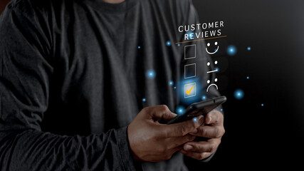 Customer Experience dissatisfied Concept, Unhappy Businessman Client with Sadness Emotion Face on...