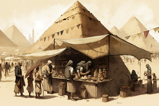 Essensstand in Ägypten