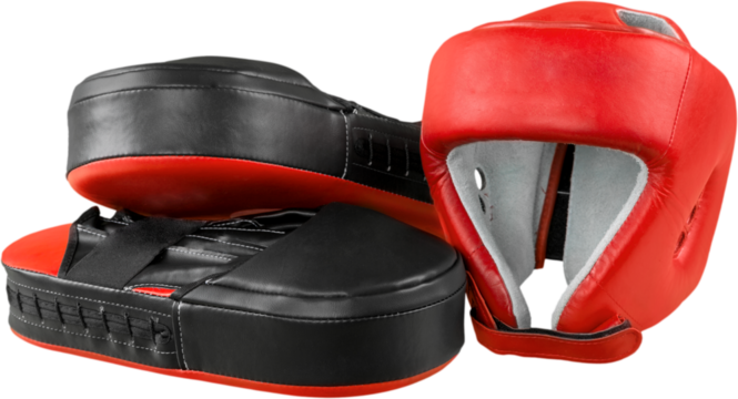 Box Items isolated on White Background - Powered by Adobe