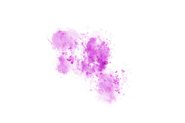 Fototapeta premium Abstract Purple Brush Watercolor Back Drop Shape element