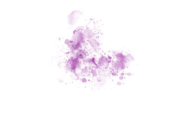 Fototapeta premium Abstract Purple Brush Watercolor Back Drop Shape element